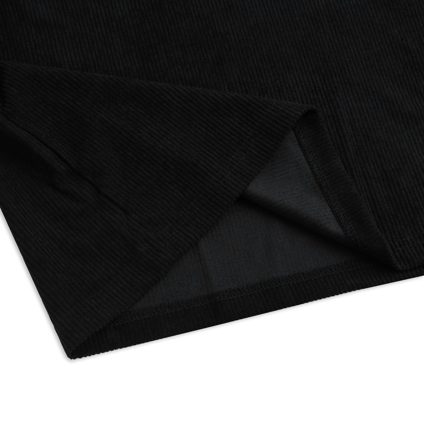 SWE CORDUROY SHIRT - BLACK