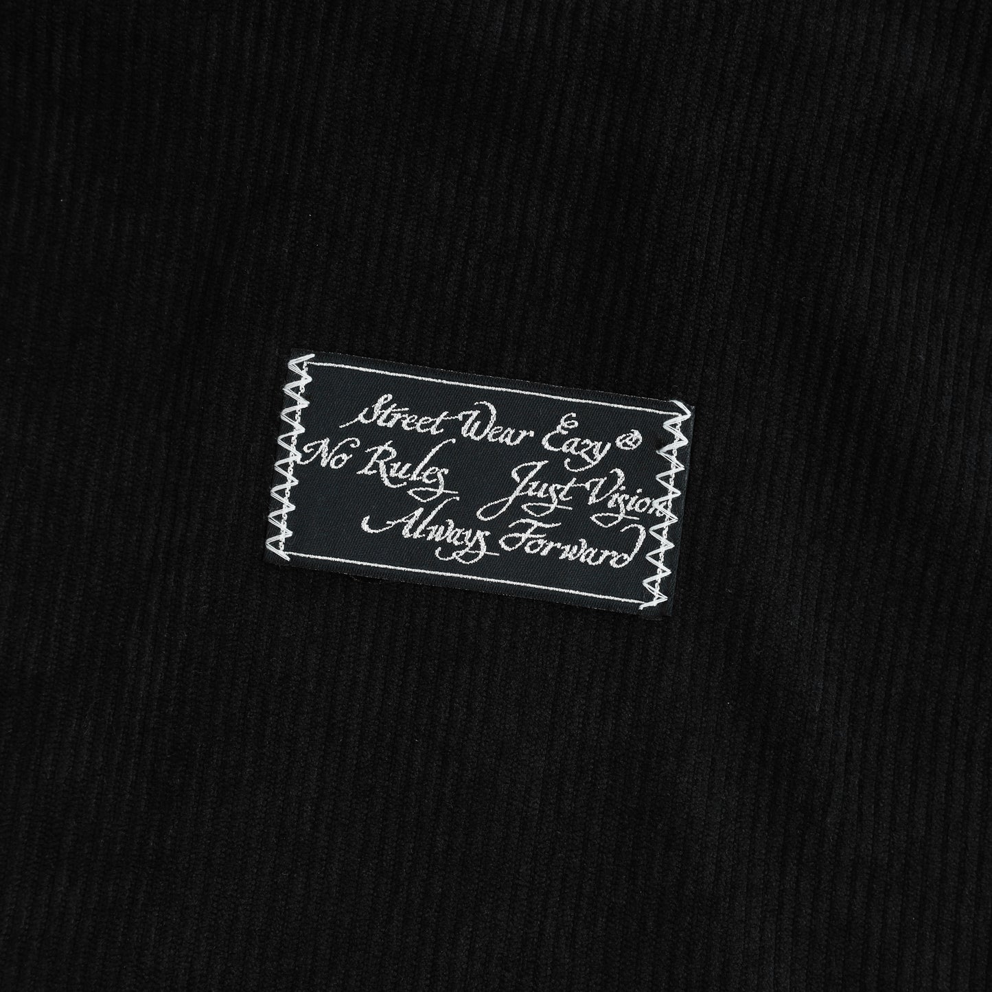 SWE CORDUROY SHIRT - BLACK