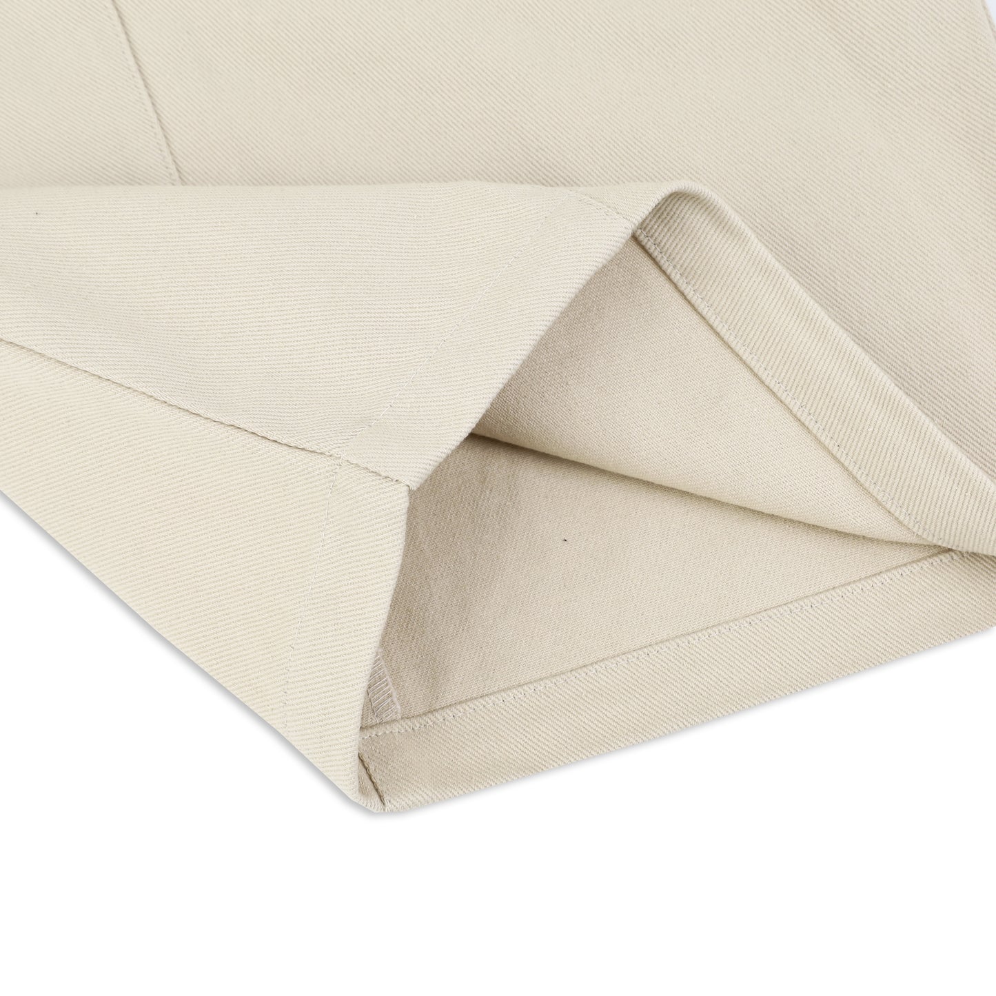 SWE BARREL KHAKI PANTS - BEIGE