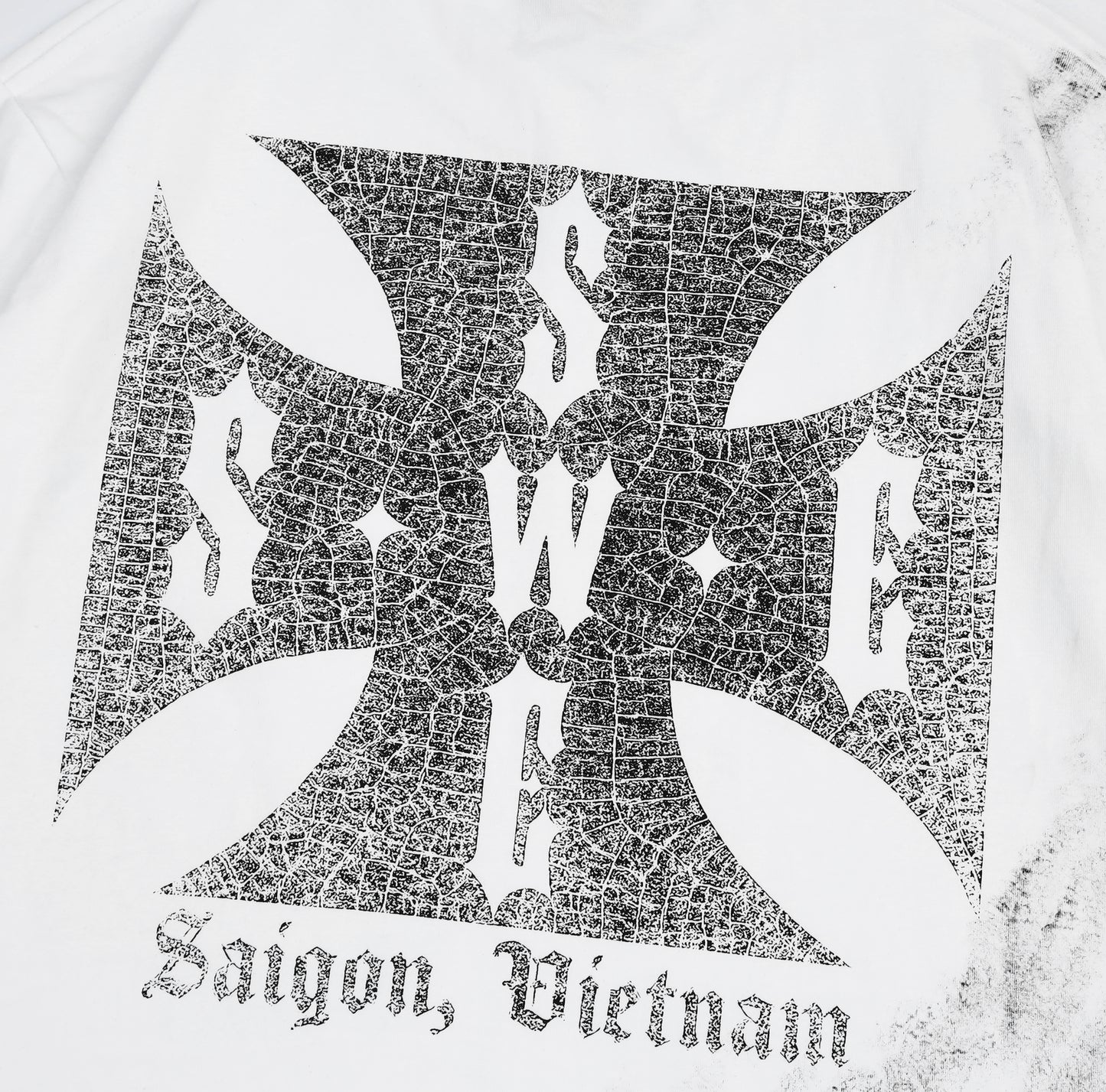 SWE CROSS L/S BOXY TEE - WHITE