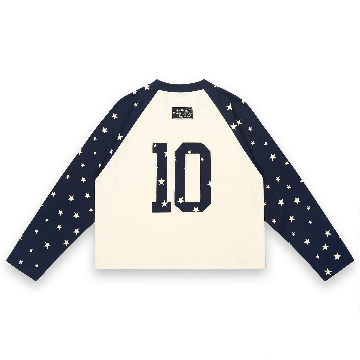 SWE STARFALL BOXY L/S TEE - NAVY/CREAM