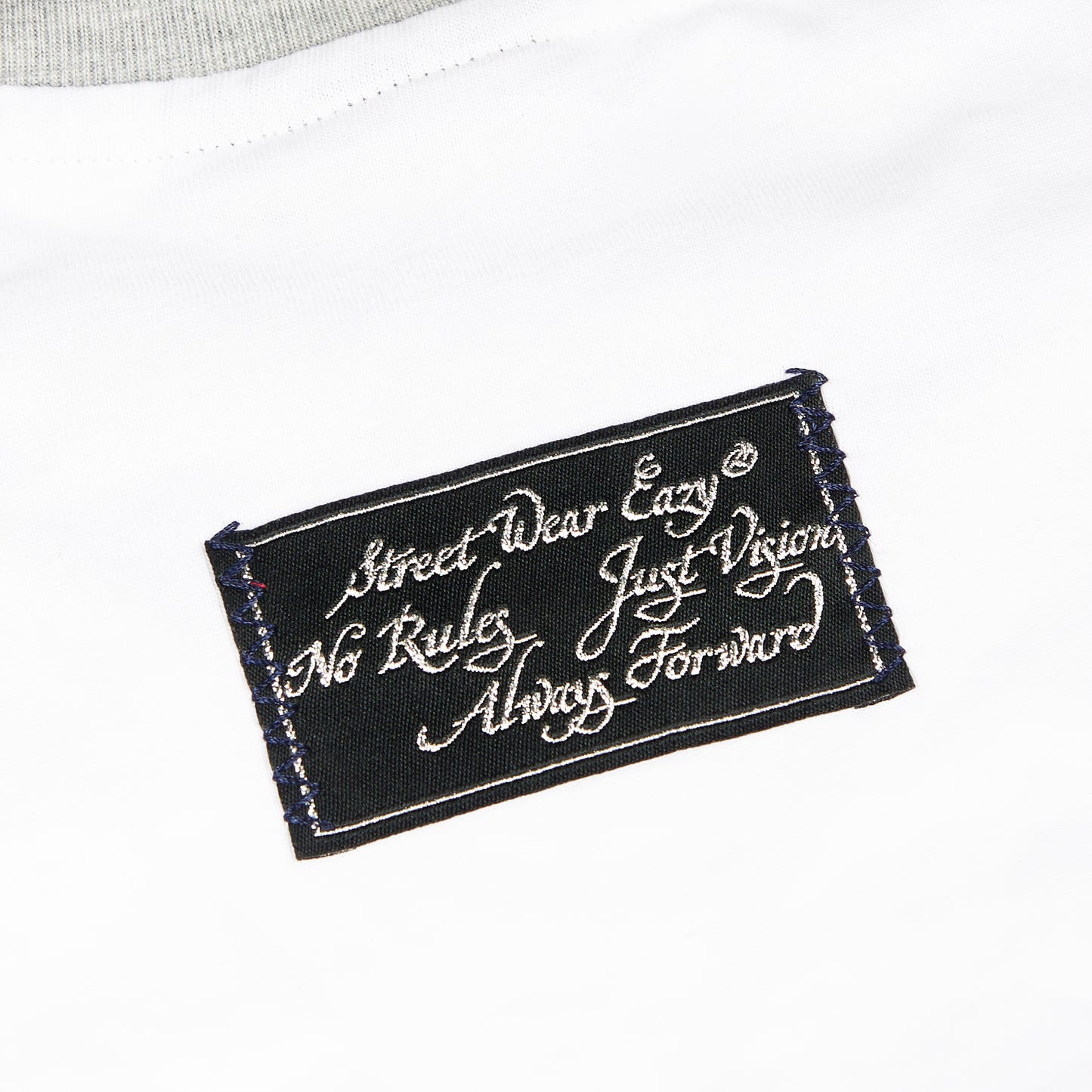 SWE STARFALL BOXY L/S TEE - GRAY/WHITE