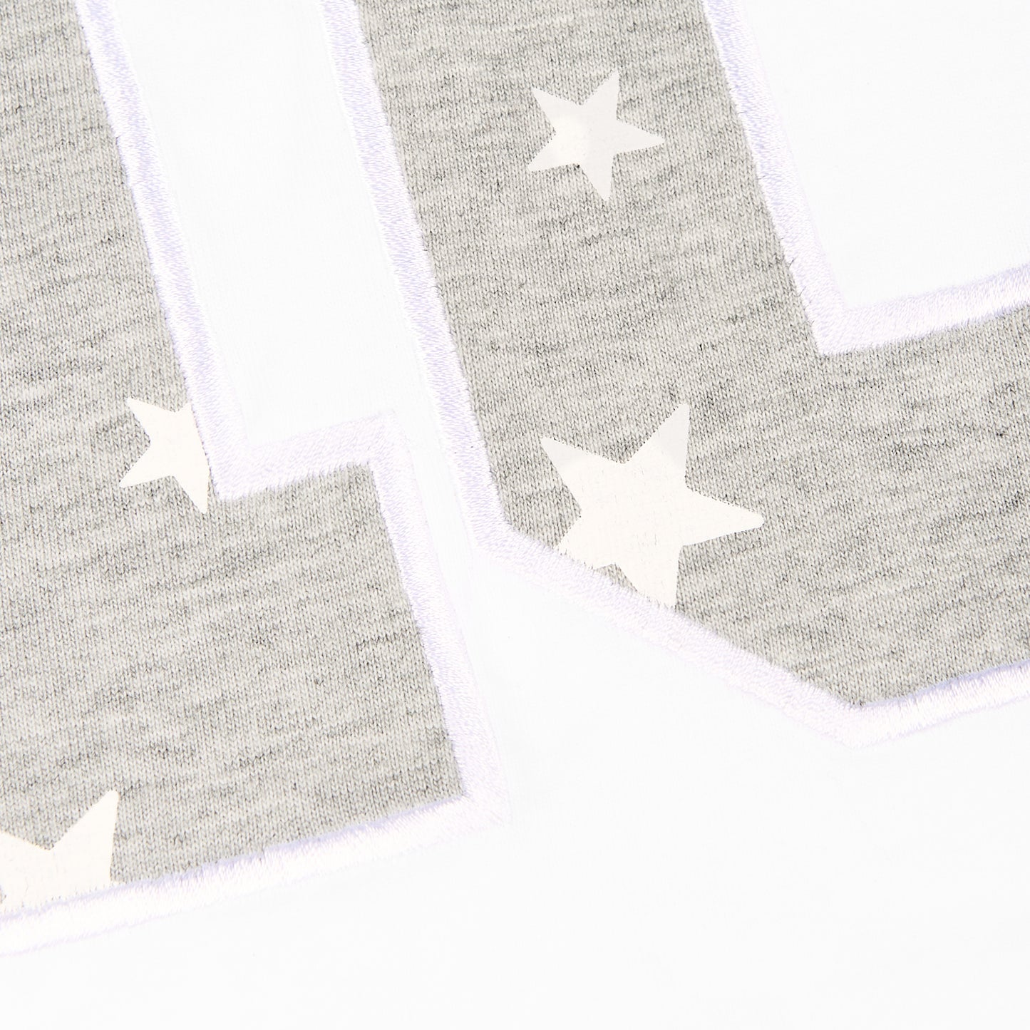 SWE STARFALL BOXY L/S TEE - GRAY/WHITE