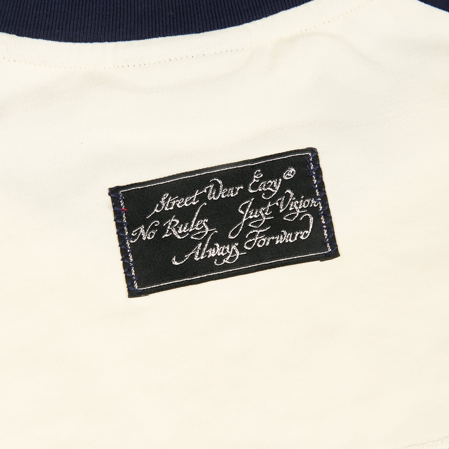 SWE STARFALL BOXY L/S TEE - NAVY/CREAM