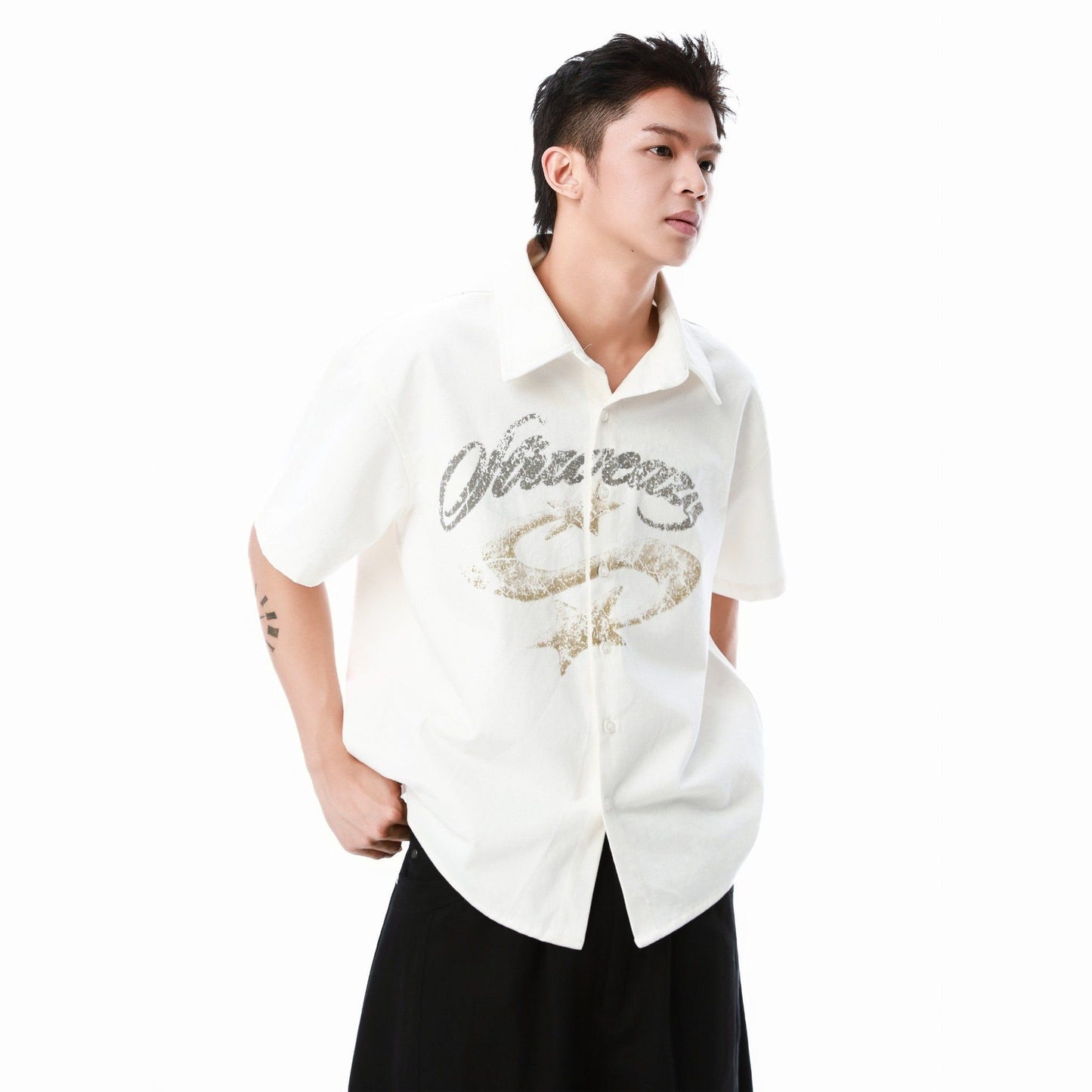 SWE STARFADE SHIRT - WHITE