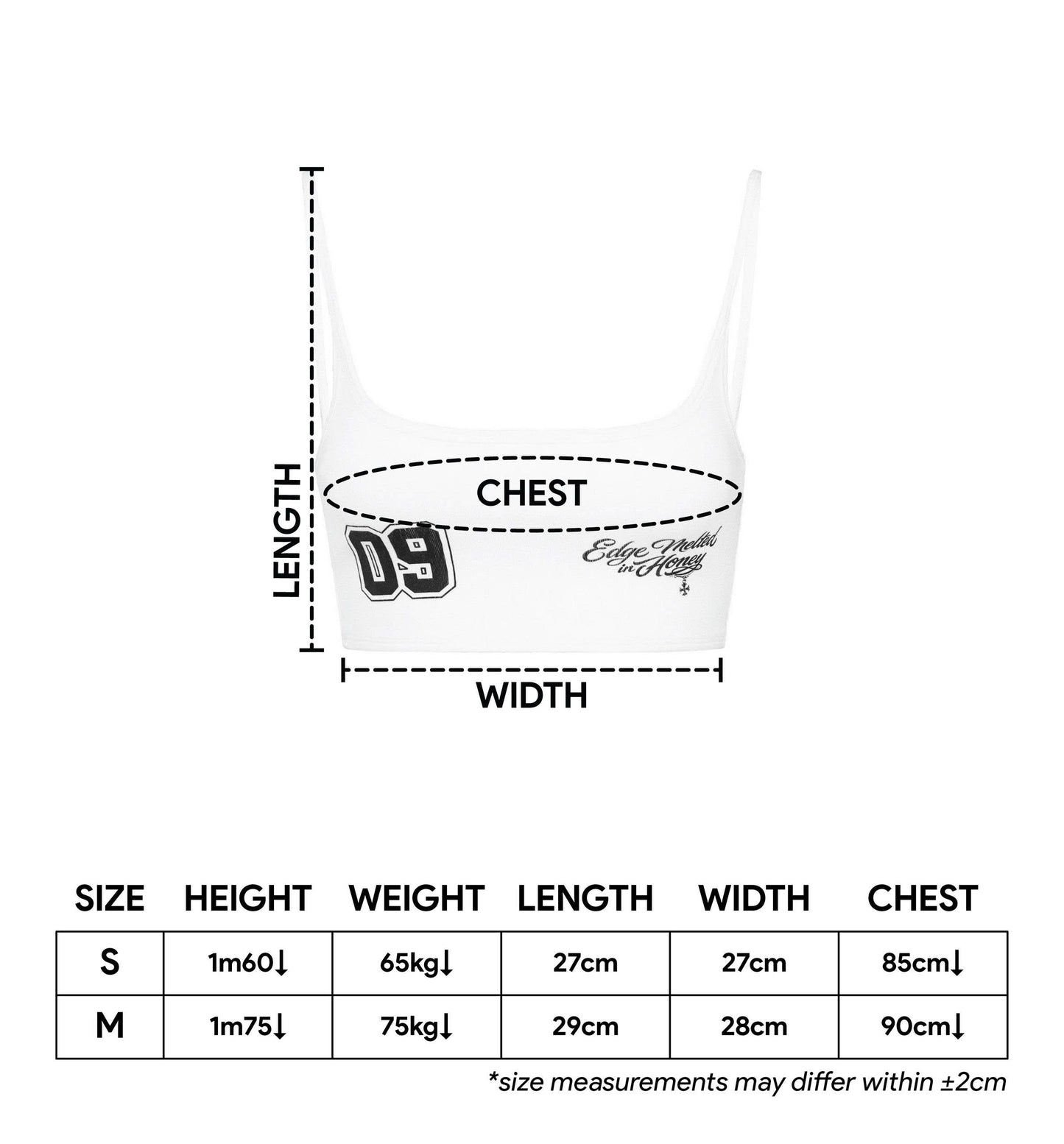 SWE HONEY EDGE BRA - WHITE