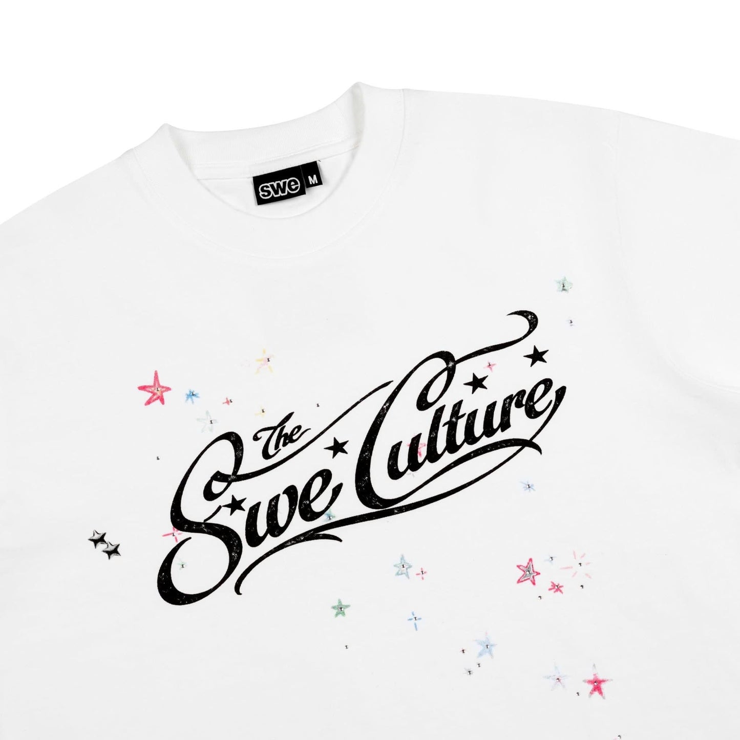 SWE CULTURE BOXY TEE - WHITE