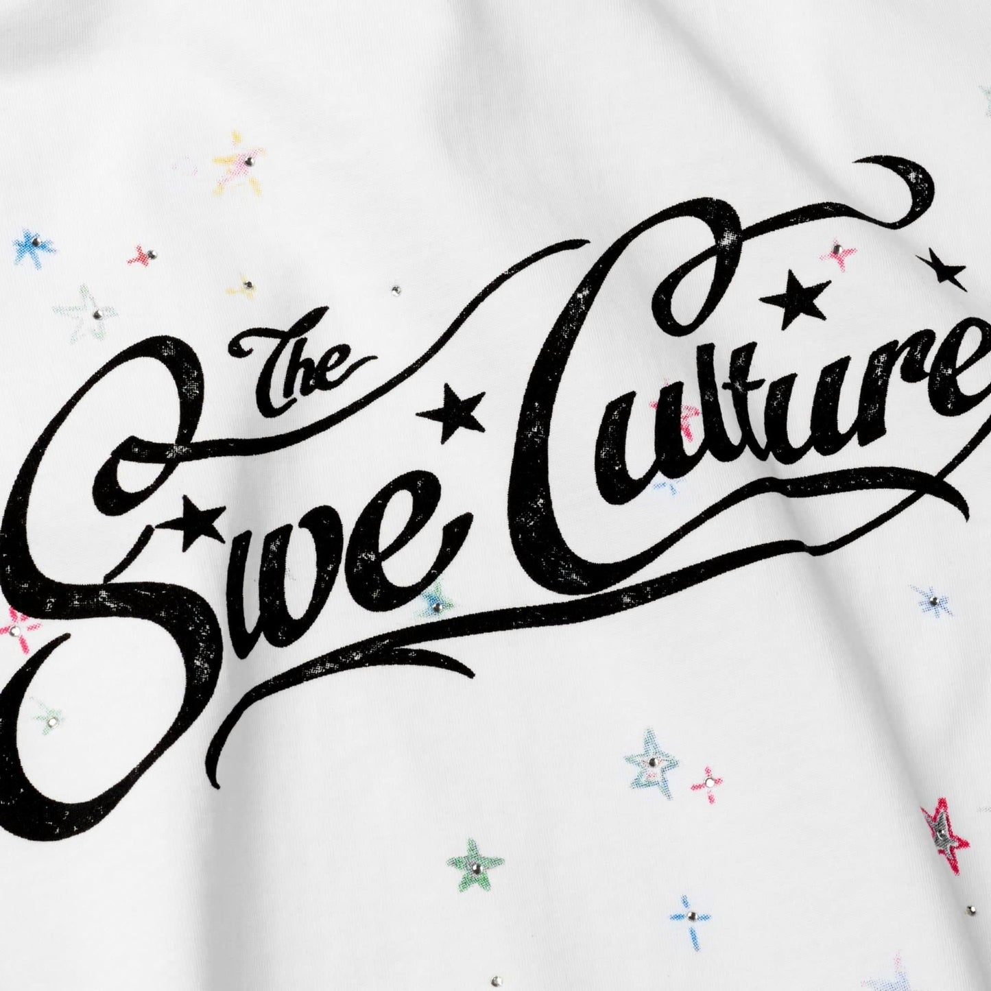 SWE CULTURE BOXY TEE - WHITE