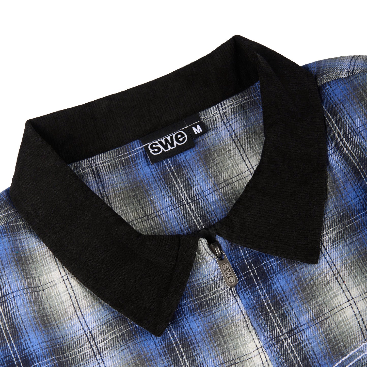 SWE FIELD PLAID JACKET - BLUE