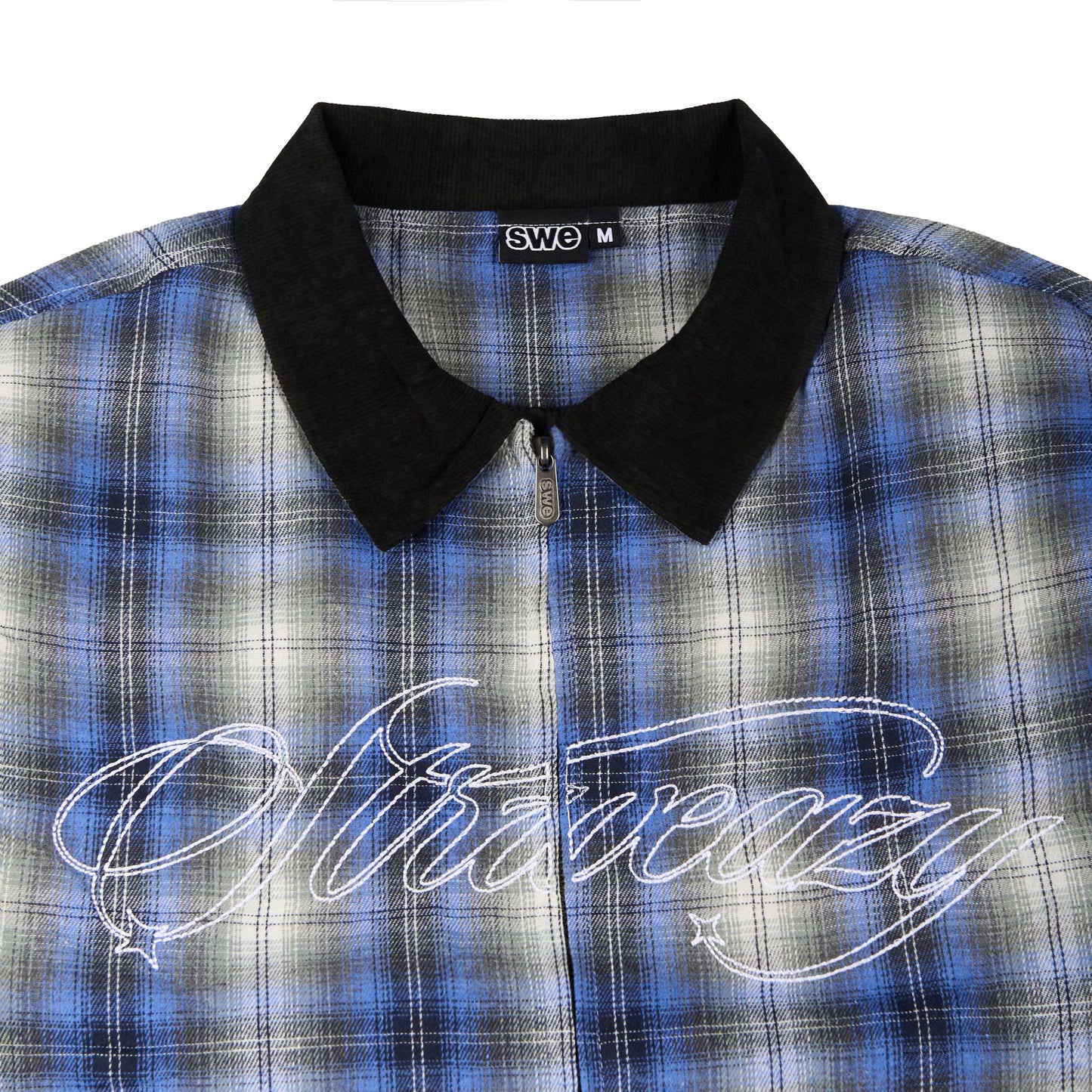 SWE FIELD PLAID JACKET - BLUE
