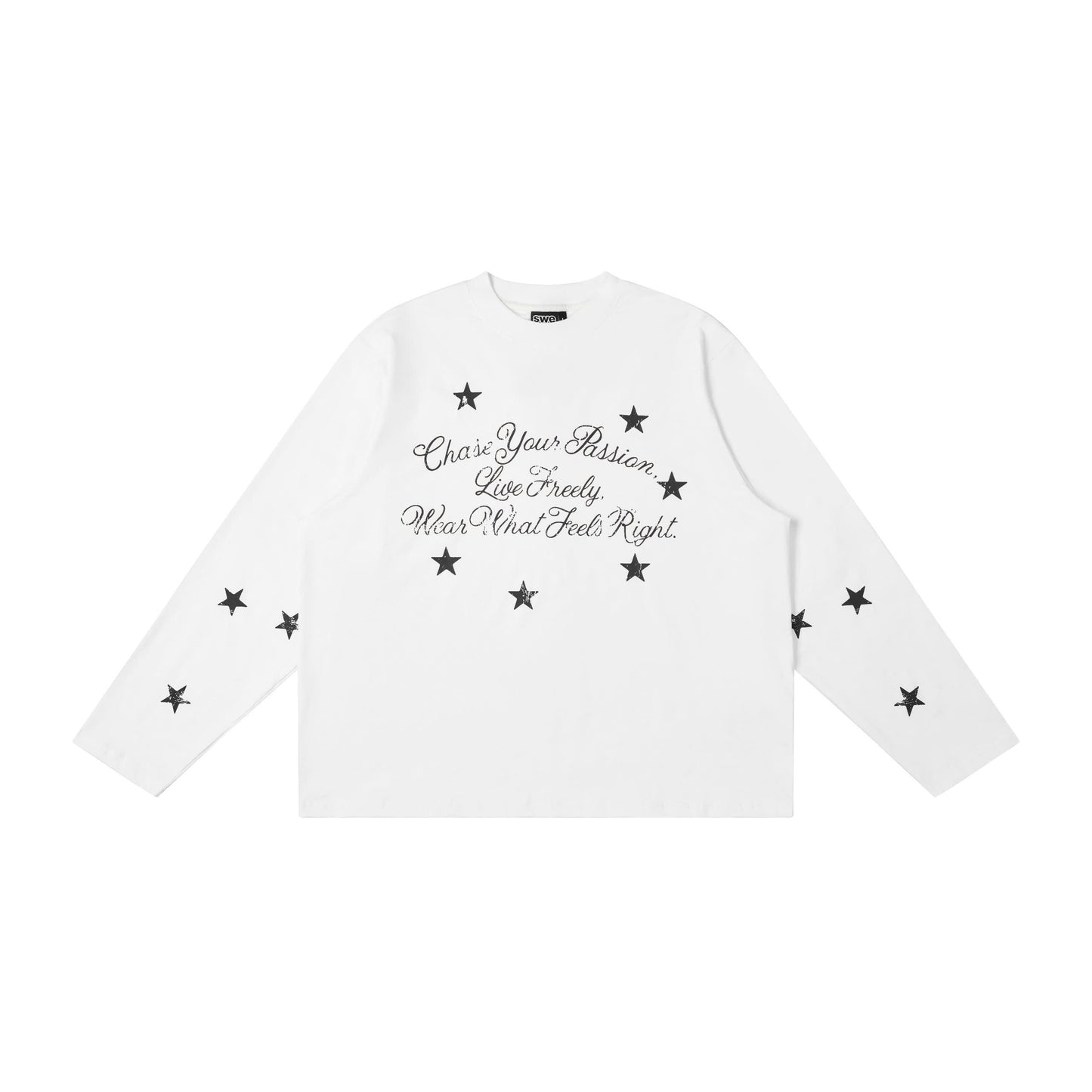 SWE PASSION L/S TEE - WHITE