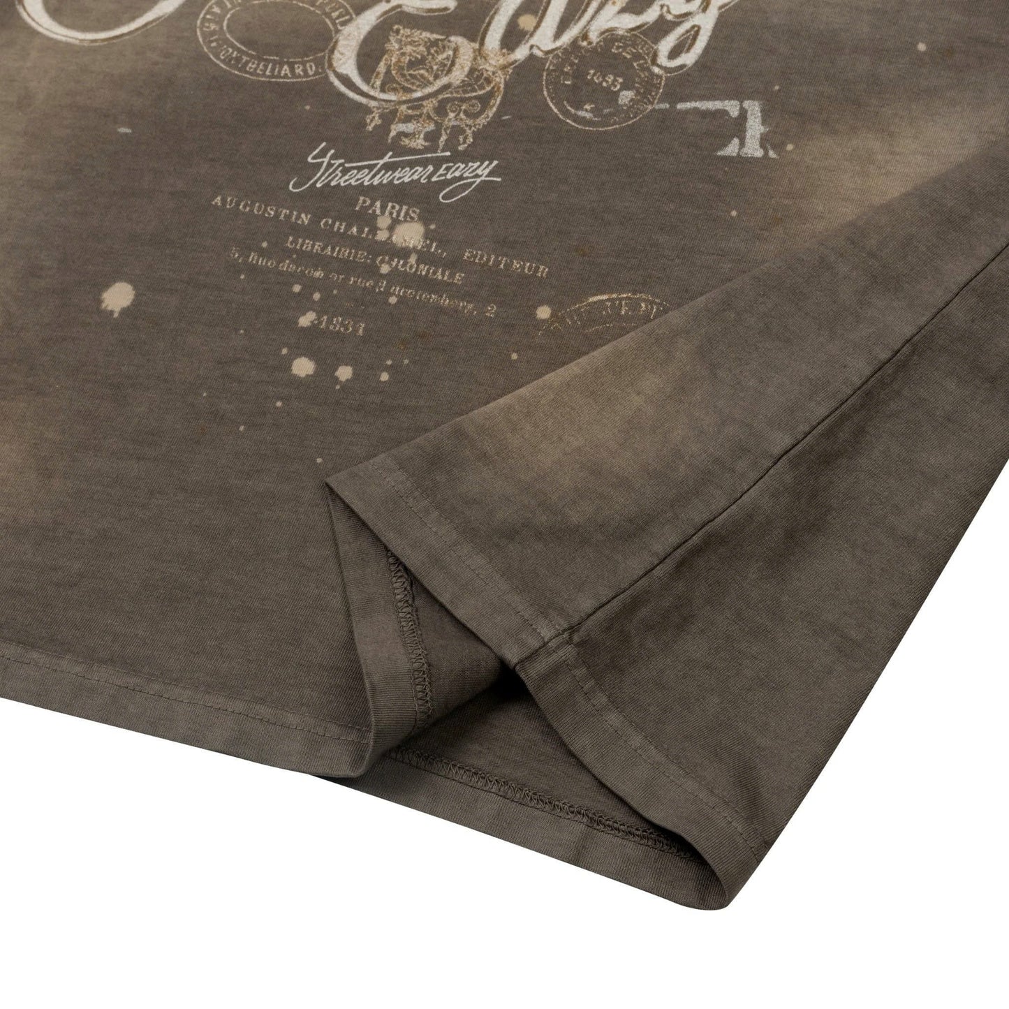 SWE SAINT BOXY TEE - WASHED BROWN