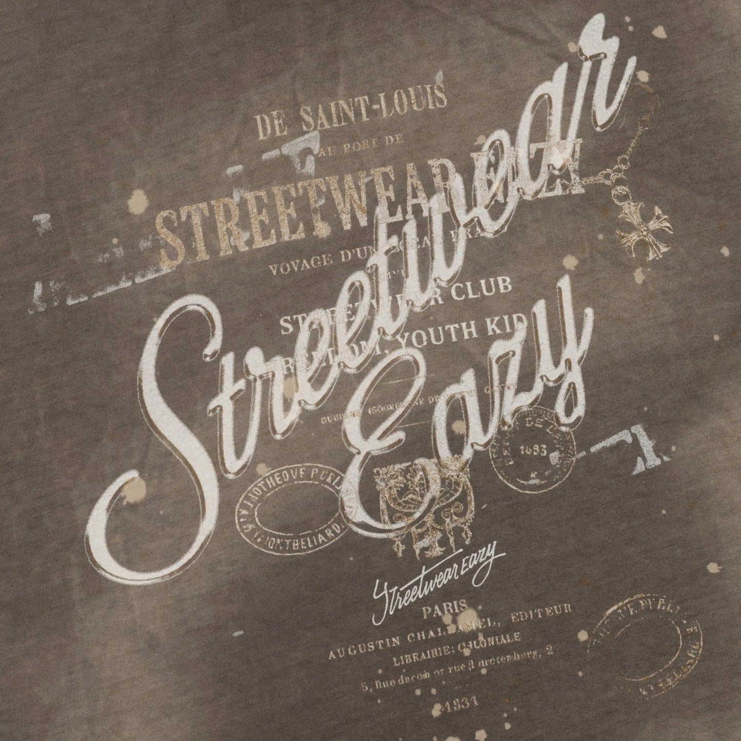 SWE SAINT BOXY TEE - WASHED BROWN