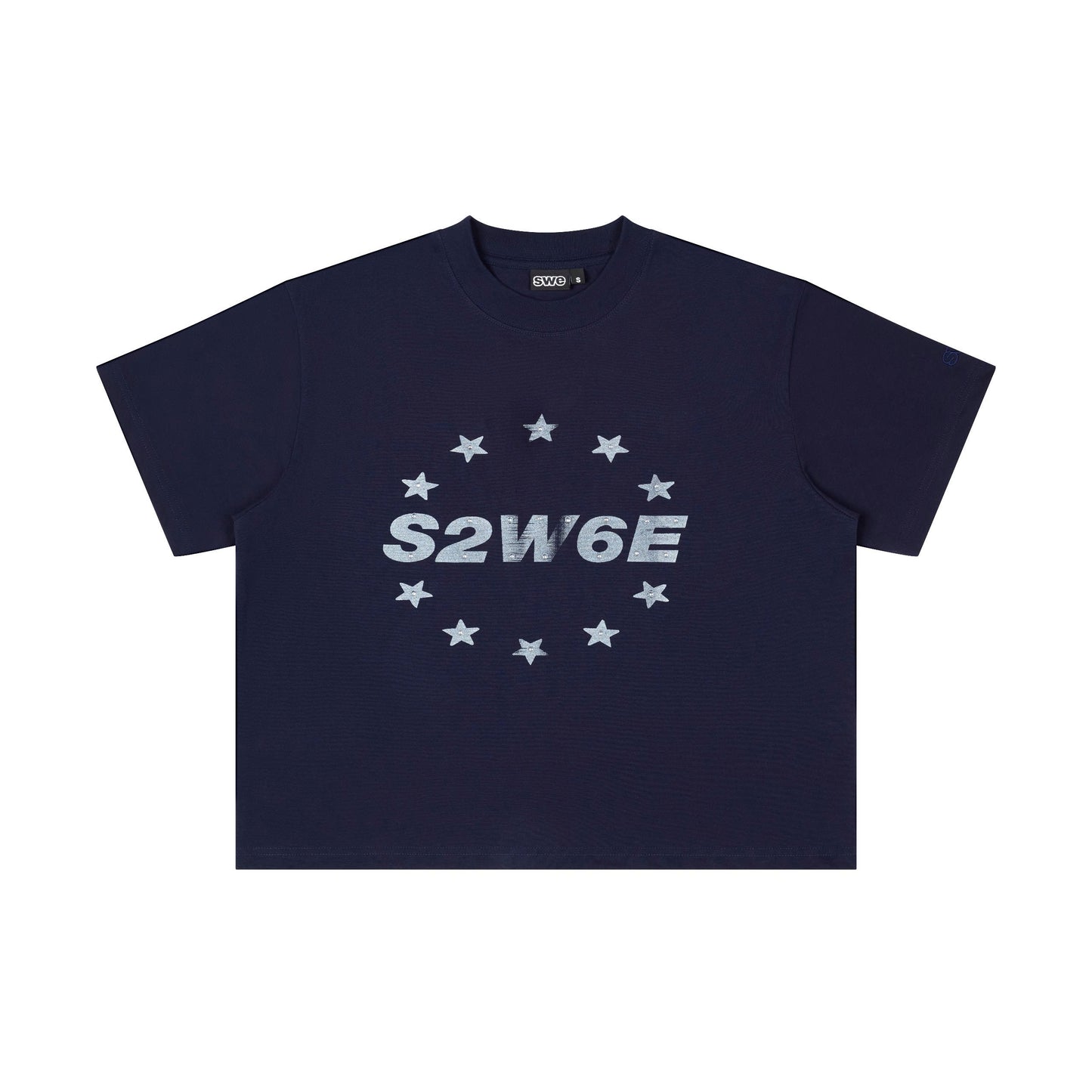 SWE UNION BOXY TEE - DARK NAVY
